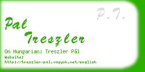 pal treszler business card